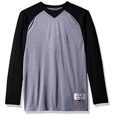 Imagem de Camiseta de beisebol Raglan Intensity Boys, Oxford/Black, Large