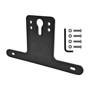 Imagem de Simple Anchor Solutions Suporte de placa de carro de reboque reforçado de plástico, preto, serve para placas padrão dos EUA