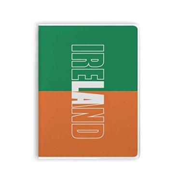 Imagem de Diário de capa macia com nome da bandeira da Irlanda