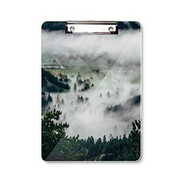 Imagem de Clouds Forestry Science Nature Scenery Prancheta pasta para escrita A4