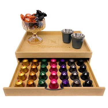 Imagem de Bandeja Porta Cápsula Nespresso 35 Cápsulas Cor:Cru