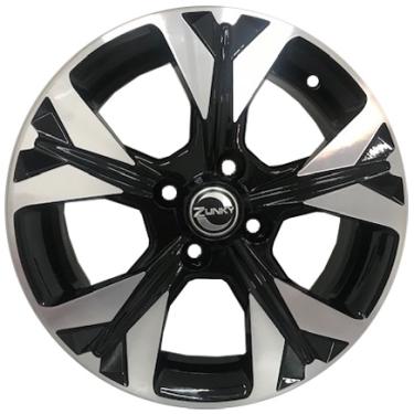 Imagem de Jogo 4 Rodas Zunky ZK-850 Onix 2020 Aro 15 4 x 100 Preto Diamante Tala 6 et 40