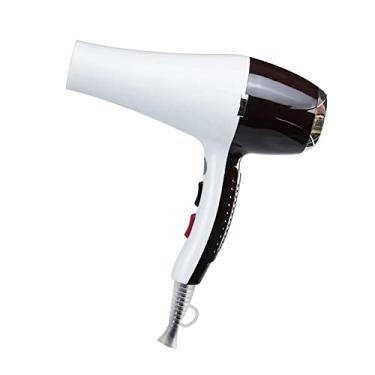 Imagem de Secador de cabelo de 2400 W, secador de cabelo iônico, 3 configurações de calor e 2 velocidades Secadores de cabelo leves 1 botão de botão de ar frio, com 2 concentradores para uso doméstico em salões