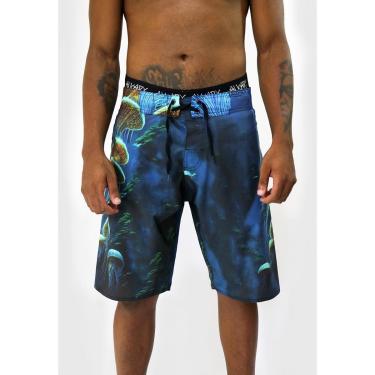 Imagem de Bermuda Água Alkary Água Viva Azul-Masculino