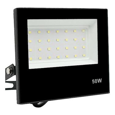 Imagem de Refletor Led Holofote 50w Branco Frio Resistente A Água Ip66 Bivolt