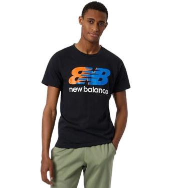 Imagem de Camiseta New Balance HeaterTech Estampada Masculino - Preto