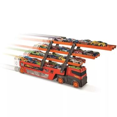 Imagem de Hot Wheels Caminhão Mega Red Hauler 50th GHR48 - Mattel