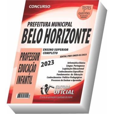 Imagem de Apostila Prefeitura de Belo Horizonte - PBH - Professor Para a Educação Infantil