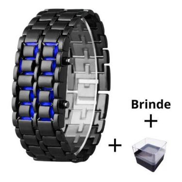 Imagem de Relógio De Pulso Elegante Digital Led Bracelete Visionário - Binário L
