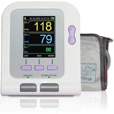 Imagem de Monitor de pressão arterial colorido,esfigmomanômetro, manguito adulto,sw