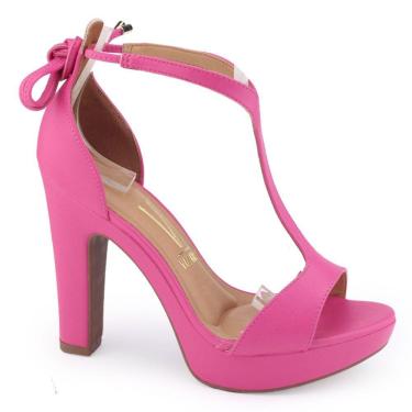 Imagem de Sandália Fem Meia Pata Vizzano 6292.250 salto alto grosso