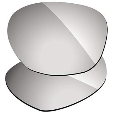 Imagem de Firtox Lentes polarizadas de substituição compatíveis com óculos de sol Oakley Garage Rock OO9175 - Space Silver