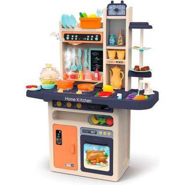 Imagem de Cozinha de Brinquedo Moderna 65 pçs com Luz Sons e Água 889-161 - Dorémi