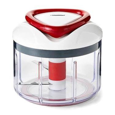 Imagem de Zyliss Processador de alimentos fácil de puxar e picador manual de alimentos – Cortador e cortador de legumes – Cortador manual de salada – Essenciais de cozinha