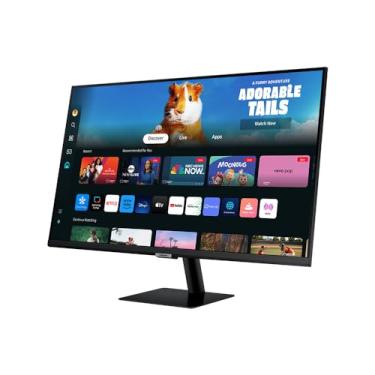 Imagem de Smart Monitor Samsung M5 27", FHD, Plataforma Tizen™, USB, HDMI, Bluetooth, Preto, 2024