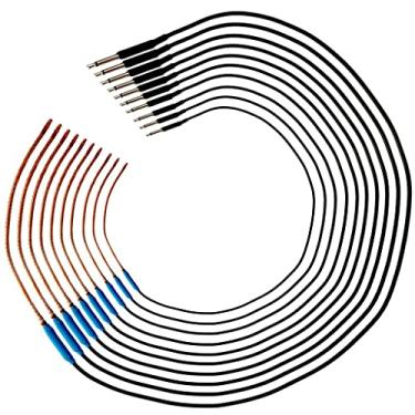 Imagem de 10 haste de captador piezo para guitarra clássica acústica folk garante um som nítido, alta sensibilidade, fácil de instalar, adequado para guitarristas acústicos folclóricos clássicos acústicos