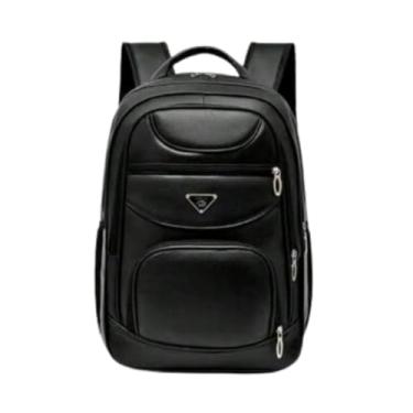 Imagem de Genérico Mochila Masculina Impermeável Faculdade Alça Reforçada Grande 45L Preta