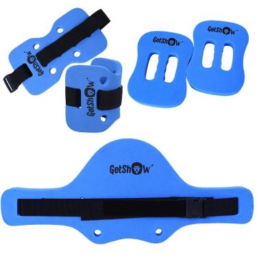 Imagem de Kit Para Exercícios de Hidroginástica Contendo Colete Halter Caneleira em EVA Getshow-Unissex
