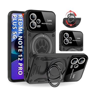 Imagem de Capa Capinha Armor Anti Choque Ring Luxo Para Redmi Note 12 Pro Plus 5G (Tela 6.67) + Anel Giratório + Proteção De Câmera - Proteção Militar