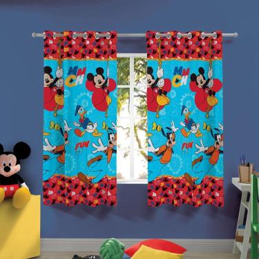 Imagem de Cortina Infantil Mickey E Amigos 2,00M X 1,80M Lepper