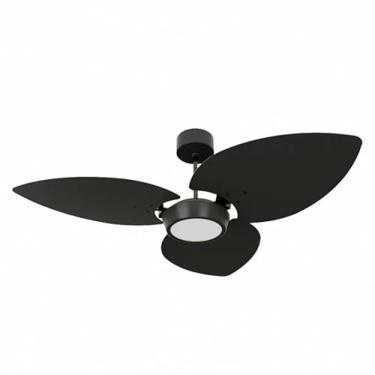 Imagem de Ventilador de Teto Natuvent Dahlia Led 3 Pás Madeira Preto 4000k Branco Neutro (220, Volts)