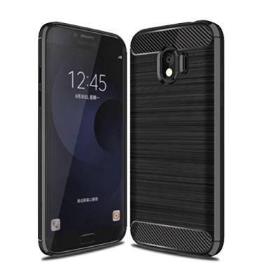 Imagem de Capa para Samsung Galaxy J2 Pro 2018, capa de material de fibra de carbono, macia, antiderrapante, antiimpressões digitais, capa totalmente protetora para Samsung Galaxy J2 Pro 2018