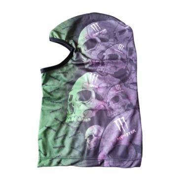 Imagem de Balaclava Proteção Uv Monster Moto Frio Touca Ninja Térmica  - RR