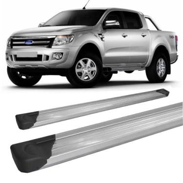 Imagem de Estribo Ranger 2013 em Diante Cabine Dupla Plataforma de Alumínio Prat