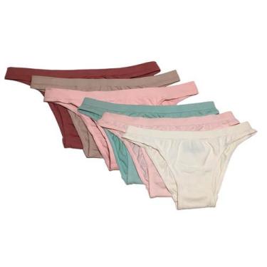 Imagem de Kit 6 Calcinhas Trifil Sem Costura - Sortidas, Sortido, G