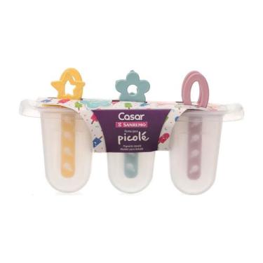 Imagem de Forma Sorvete Picolé Infantil Sanremo Original Livre Bpa, Transparente