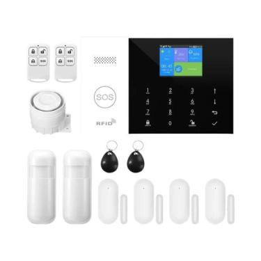 Imagem de Sistema De Alarme Sem Fio Para Casa Inteligente Tuya GSM WiFi Compatív