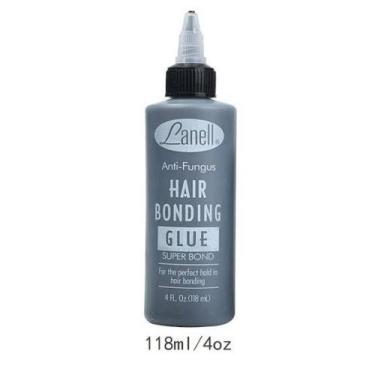 Imagem de Super cola lanell 118 ml  p/mega hair, extensão de cílios, Preto