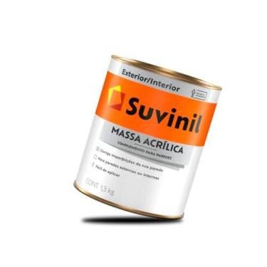 Imagem de Massa acrílica para uso interno e externo paredes 1,3kg suvinil - 0000