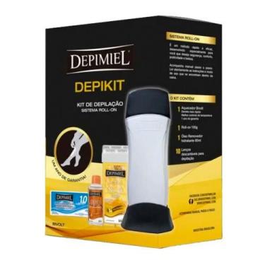 Imagem de Kit de Depilação Depimel Depkit Sistema Roll-On Aquecedor de Cera Bivo