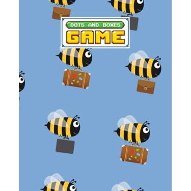 Imagem de Dots And Boxes Game: Bee Cover Dots And Boxes Game, A Classic Strategy Game - Large and Small Playing Squares, 120 Pages, size 8" x 10" by Victor Lutz