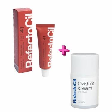Imagem de Kit Refectocil 1 Tinta + 1 Oxidante Creme N 4.1 Vermelho