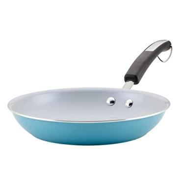 Imagem de Farberware Frigideira antiaderente de cerâmica Eco Advantage, 25 cm, azul-piscina