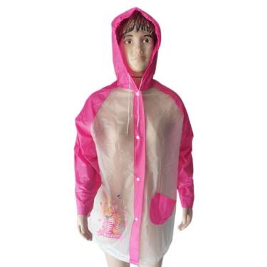 Imagem de capa de chuva infantil / veste de 6 anos a 9 anos - importada