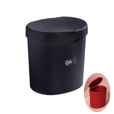 Imagem de Lixeira 2,5 Litros Plástica Cesto De Lixo Pia Bancada Cozinha Basic - 