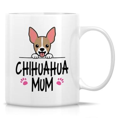 Imagem de Retreez Caneca engraçada - Caneca fofa de chihuahua mãe mãe amante de cachorro chihuahuas presente de dono de cachorro 325 ml canecas de café de cerâmica - humor sarcasmo motivacional presente de aniversário inspirador para sua irmã amiga colega de trabalho mulheres