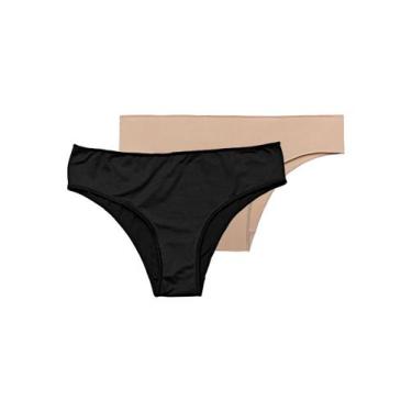 Imagem de Kit com 2 Calcinhas Biquíni Hope 38840, Preto, EG