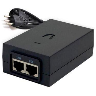 Imagem de Fonte Injetor PoE Ubiquiti POE-24-12W-G BR - Gigabit - Energia e Dados