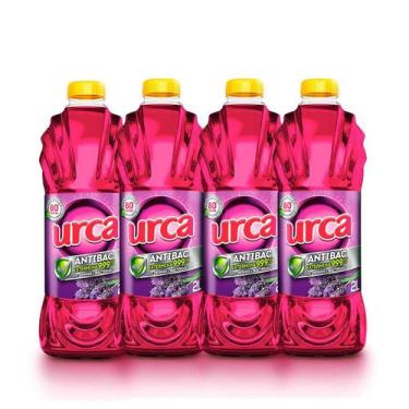 Imagem de Kit 4 Desinfetante Urca Lavanda 2l