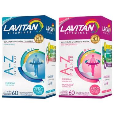 Imagem de Lavitan Az + mulher feminino masculino azul rosa c/60 - Cimed