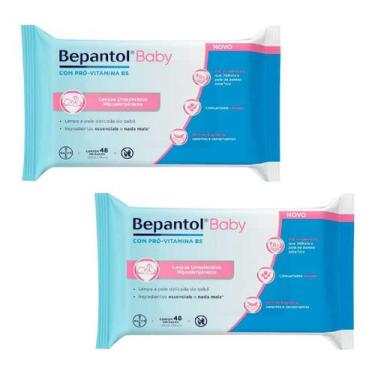 Imagem de Lenço Bepantol baby c/2x48 umedecido sem fragrância não tem conservant