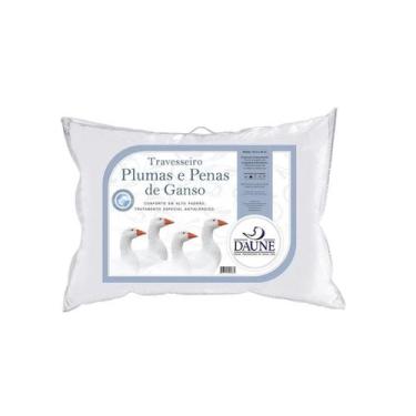 Imagem de Travesseiro Daune 50X70 50% Plumas 50% Penas Branco, 1