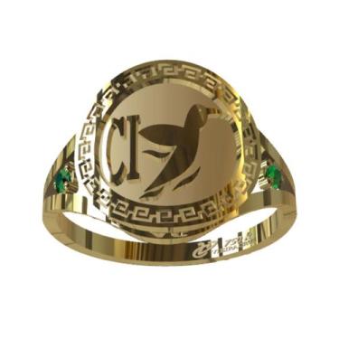 Imagem de Anel de Formatura Corretor de Imóveis em Ouro 18K - Vieira Cruz Joias,