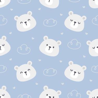 Imagem de PAPEL DE PAREDE ADESIVO INFANTIL URSINHOS L704 Rolo 0,58x3M - Papel na