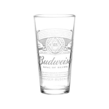 Imagem de Kit 24 unidades Copo Budweiser 350ML modelo Branco