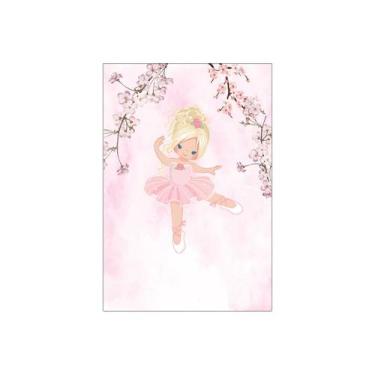 Imagem de Painel De Festa Vertical 1,50 x 2,20 - Bailarina Loira 014 - Via Cores